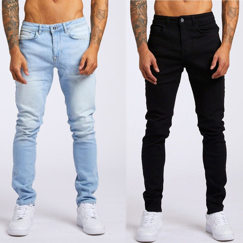 Black Slim High Waist Jeans