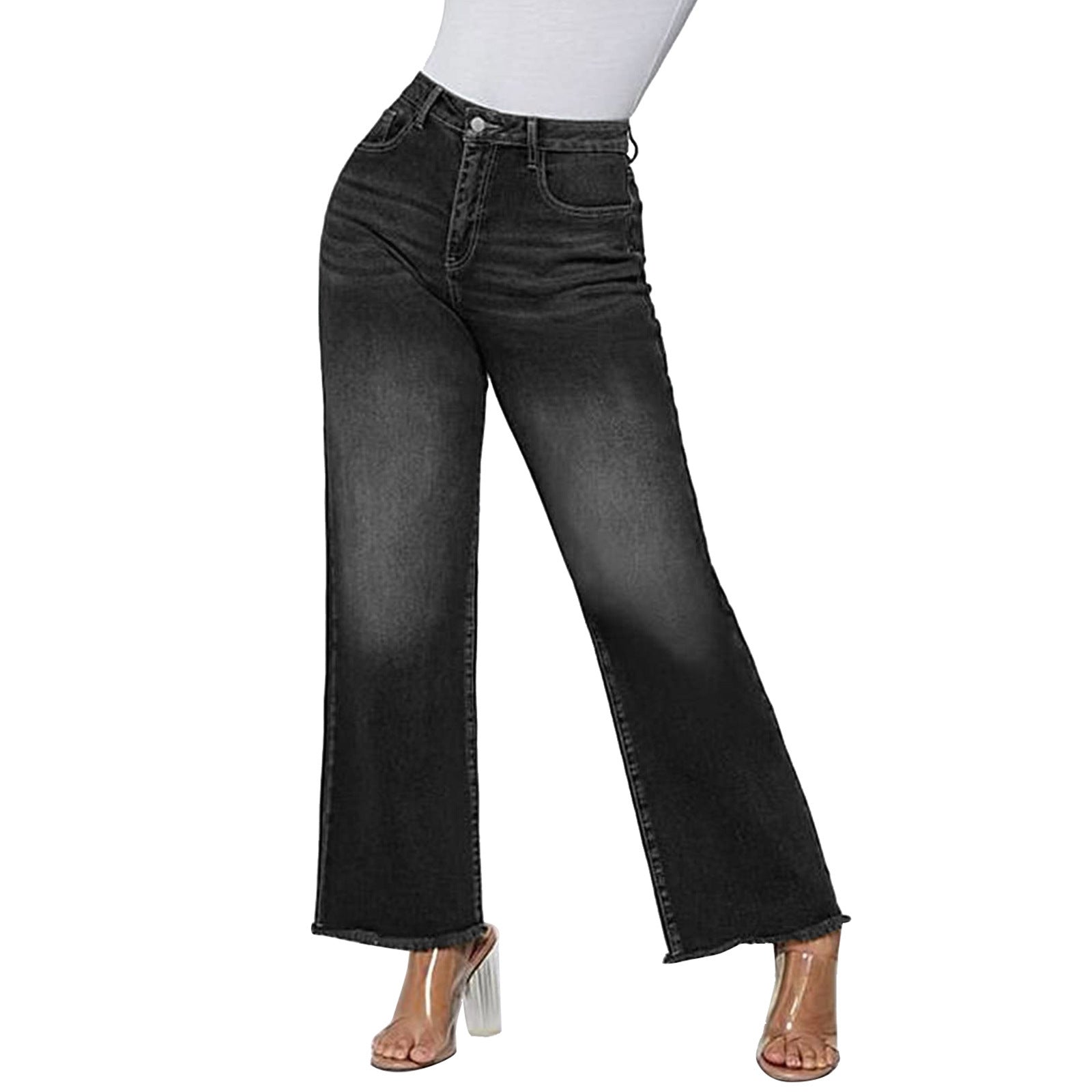 Vintage Cat whisker Salmon Heavy Casual Jeans