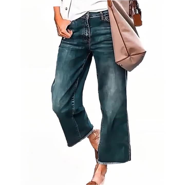 Vintage Cat whisker Salmon Heavy Casual Jeans