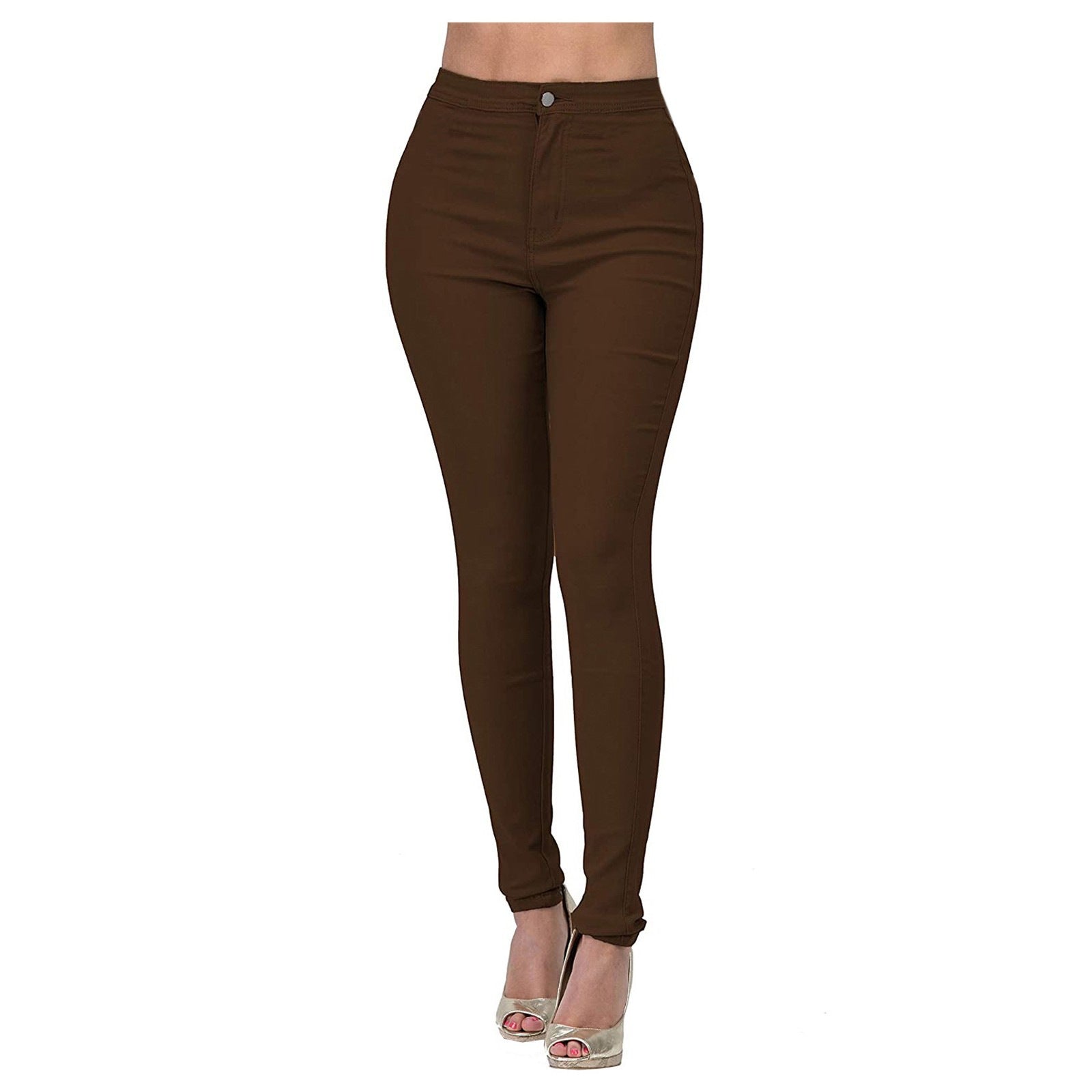 Slim-Fit Multicolor Stretch Denim Trousers