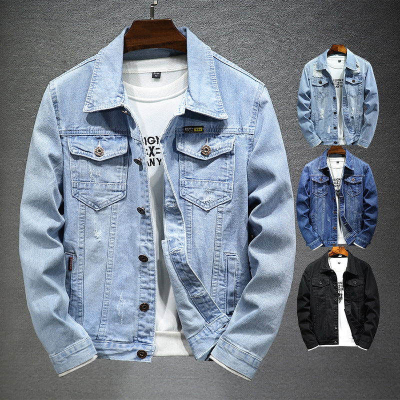 Klassische Herren Jeansjacke