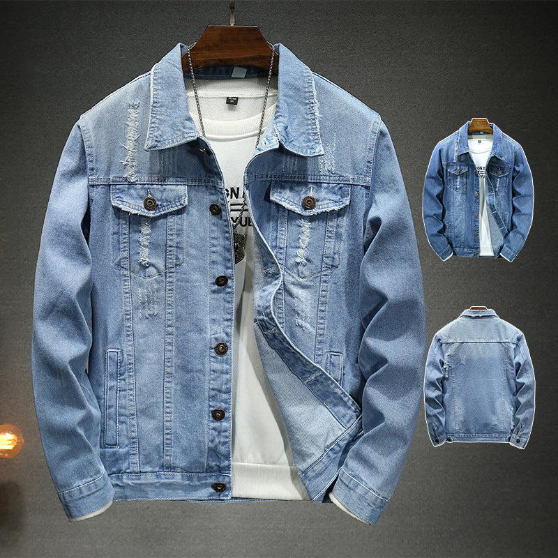 Klassische Herren Jeansjacke