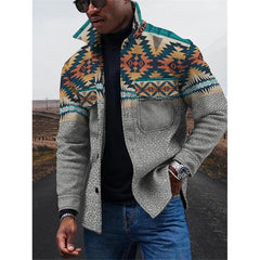 Mountain view men denim jacket