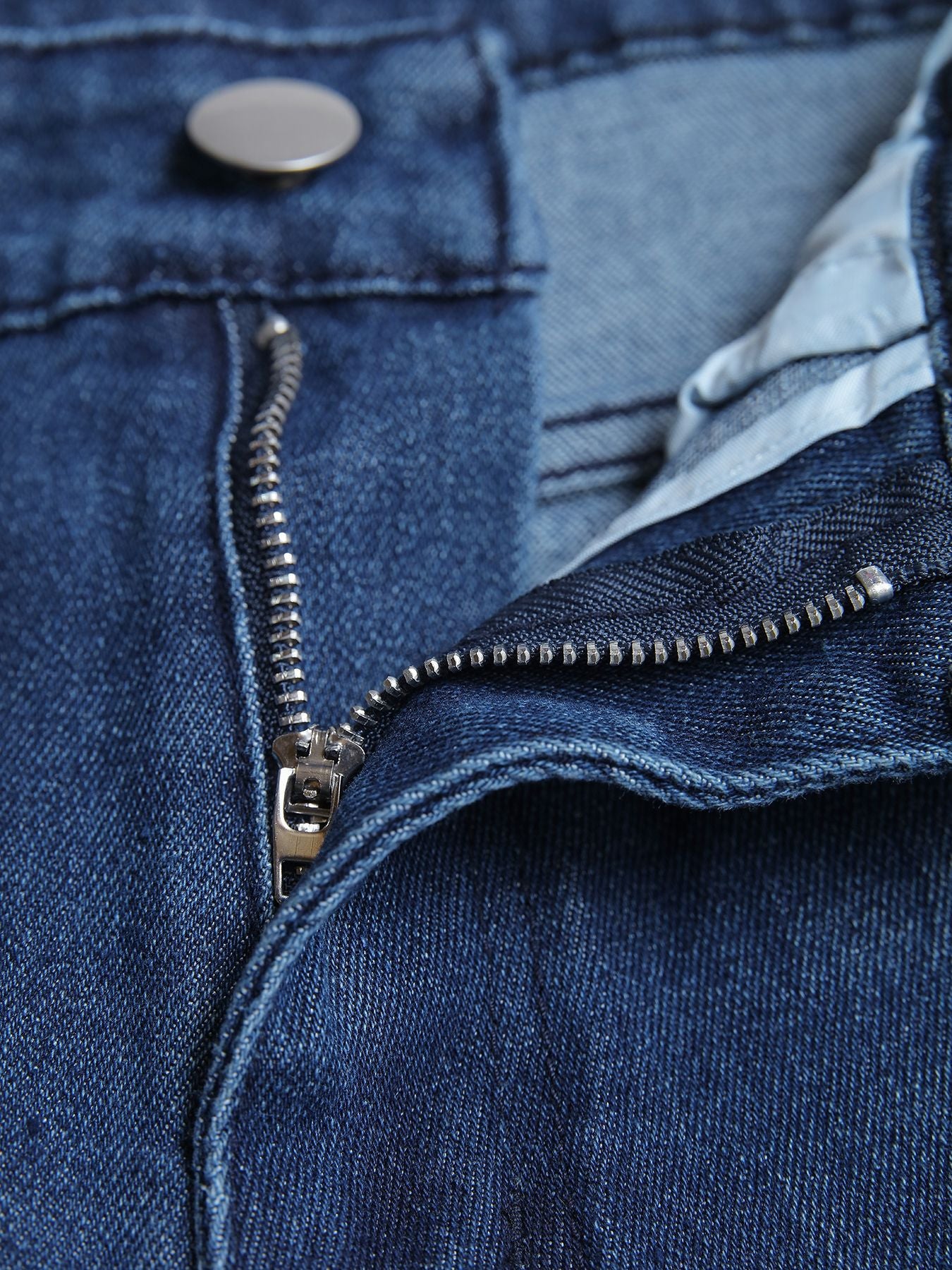 Elastic Denim Trousers And Skinny Pants