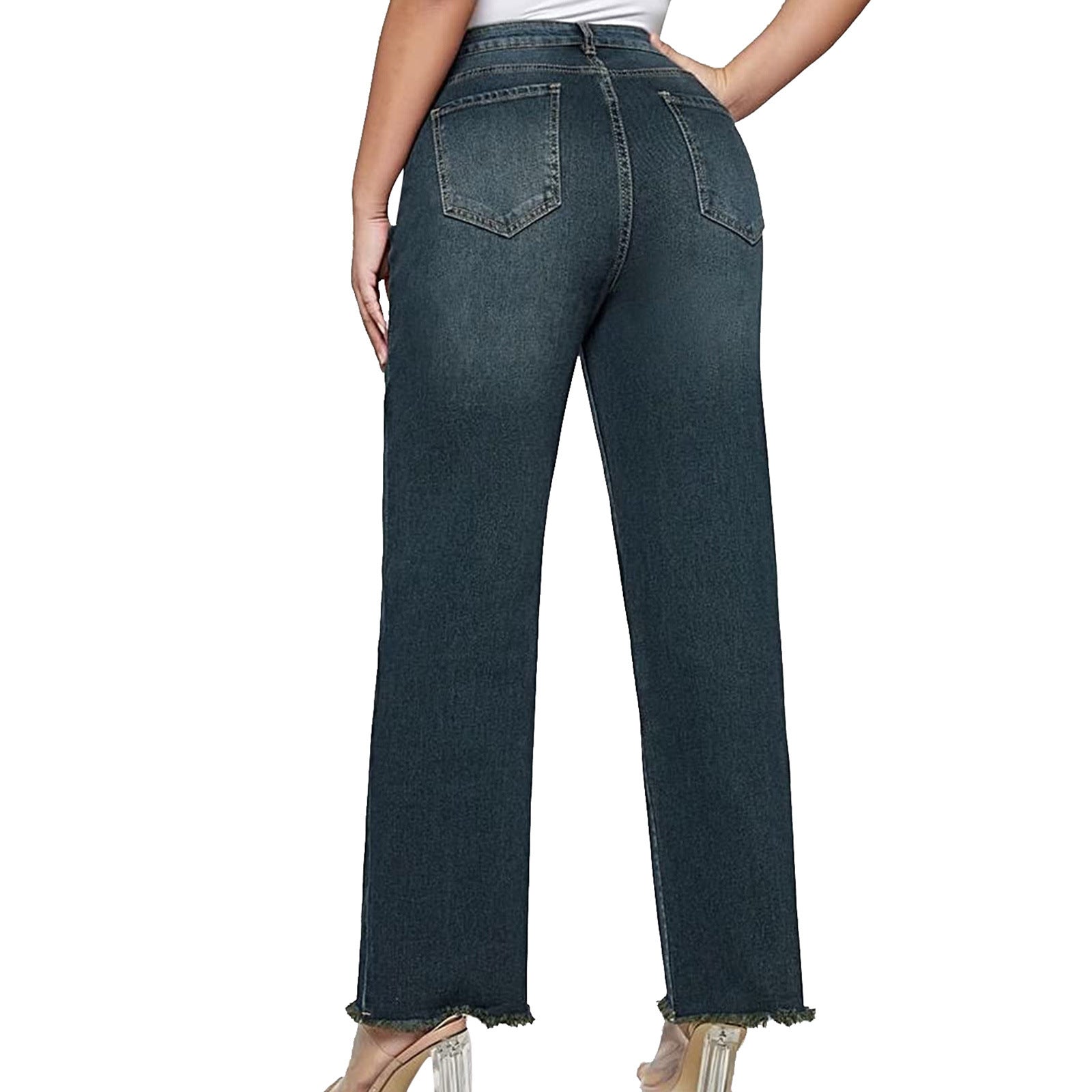 Vintage Cat whisker Salmon Heavy Casual Jeans