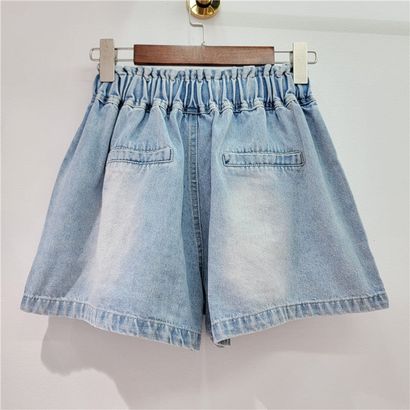 Verzierte Jeansshorts für Damen