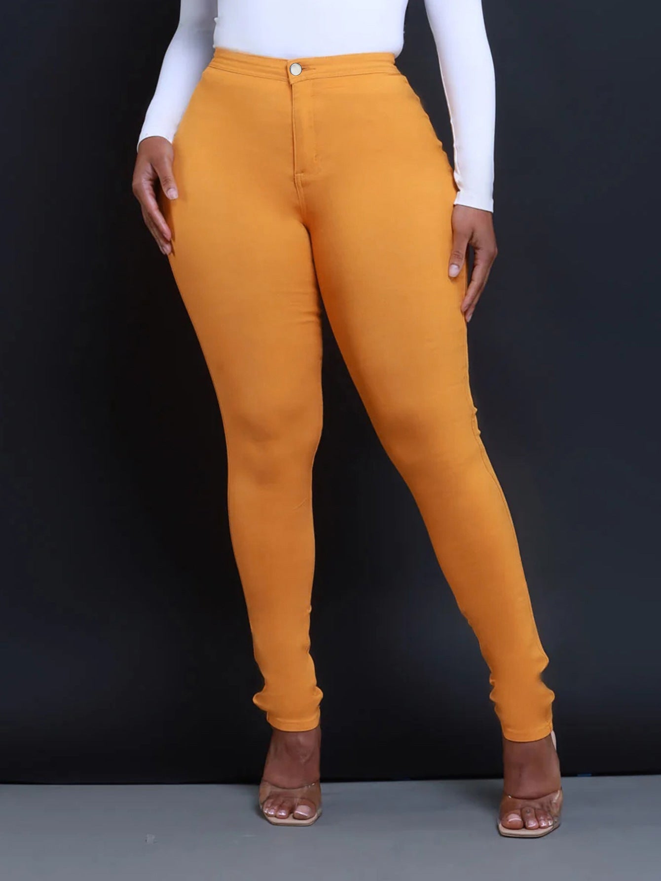 Skinny Candy Color Mid-Rise Jeans