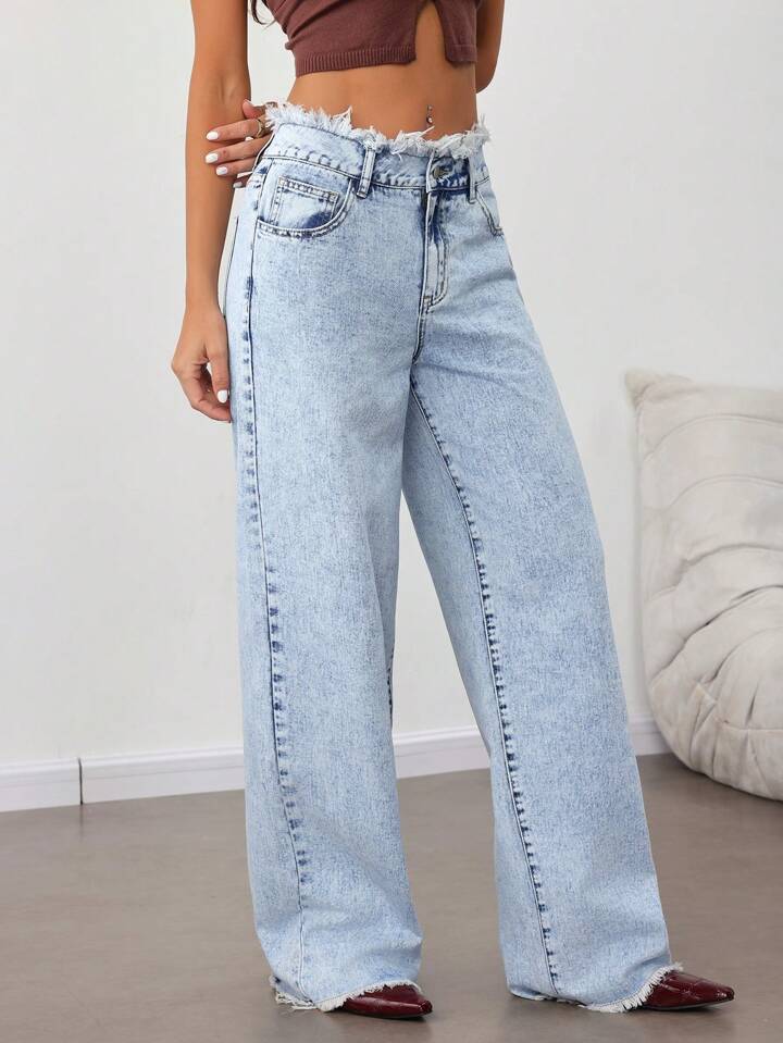TEMU straight jeans