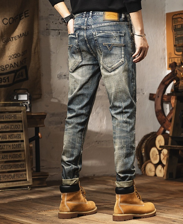 Aged Trendy Jeans für Herren