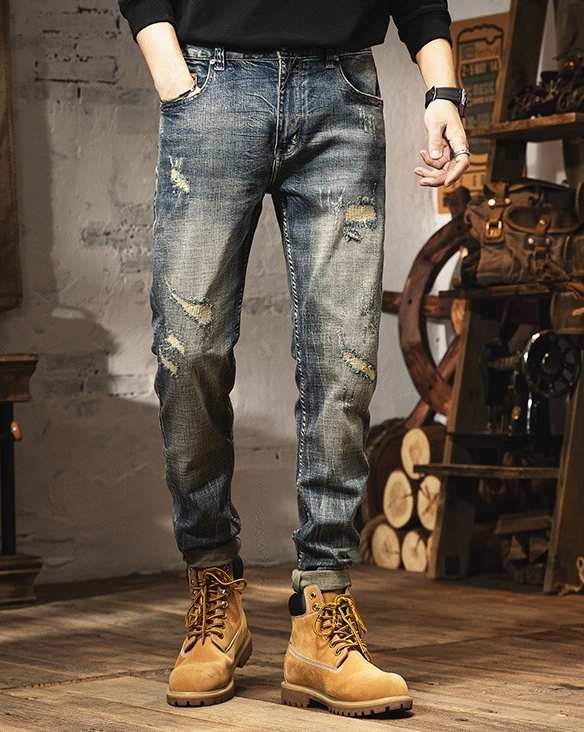 Aged Trendy Jeans für Herren