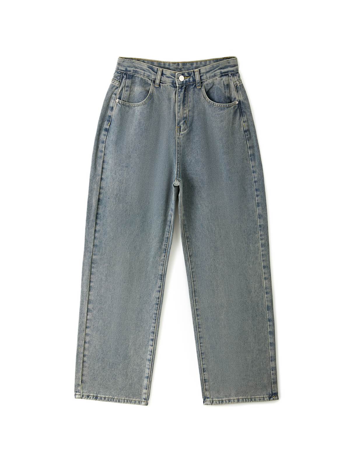 90s Washed High Waist Boyfriend Jeans