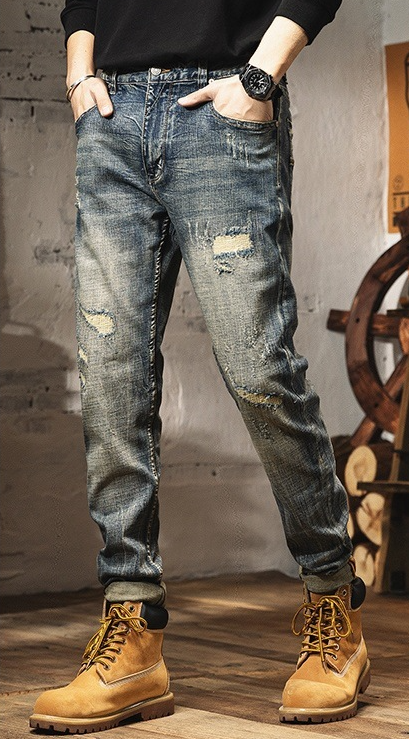 Aged Trendy Jeans für Herren