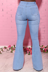 Fashion Stretch High-rise Flared Jeans