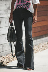 Casual Slim Flared Jeans