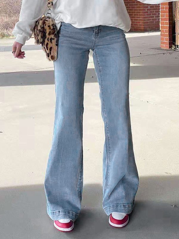 2000s Mid Waist Boyfriend Flare Jeans