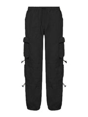 Größenfreundliche Cargohose mit Fallschirm und Kordelzug