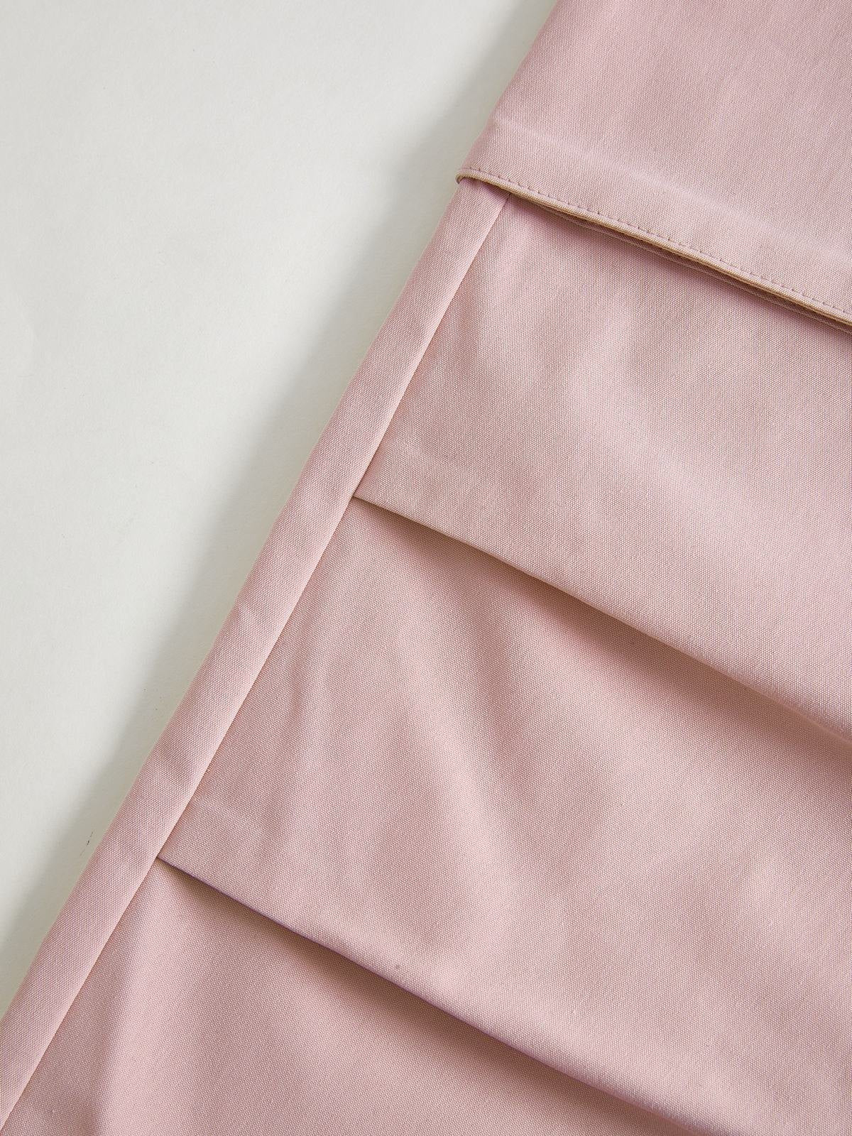 Gerüschte, rosa Cargohose mit geradem Bein