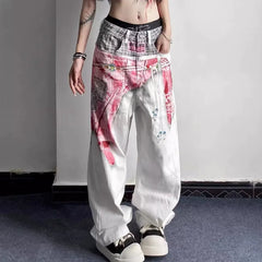 Printed Casual Jeans