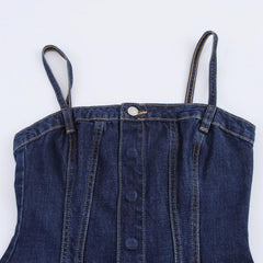 Peto vaquero de moda para mujer