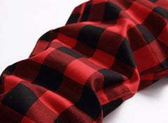 Checkered white men jeans