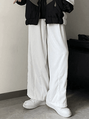 Men Solid Vintage Corduroy Pants