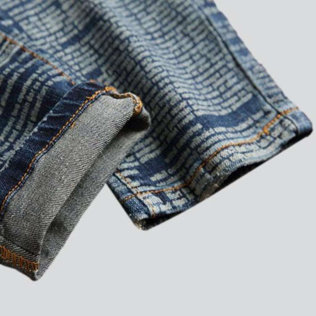 Jeans mit Aufschrift-Print für Herren