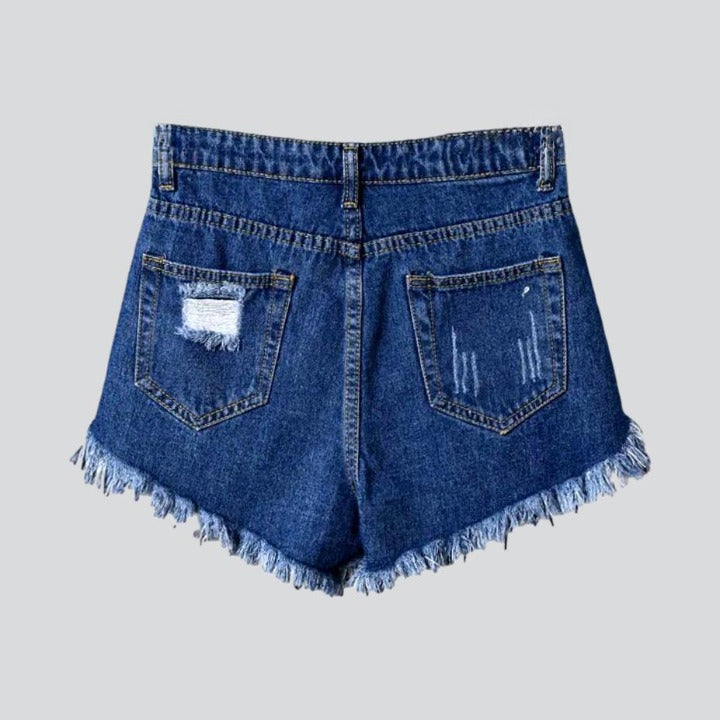 Distressed Urban Damen Jeansshorts