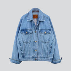 90s oversized denim jacket for women