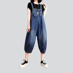 Baggy denim jumpsuit for ladies