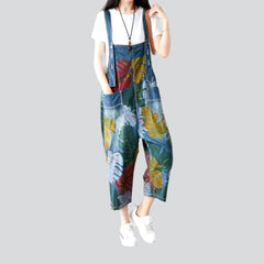 Baggy jean jumpsuit for ladies