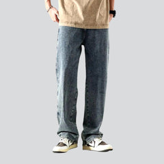 Baggy men stonewashed jeans