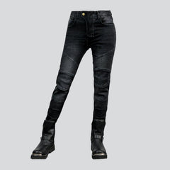 Biker jeans for women