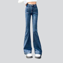 Bootcut Damen High-Waist-Jeans