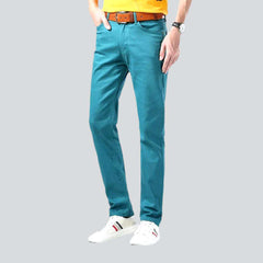 Bright color men slim jeans
