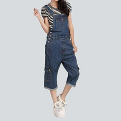 Cargo Damen Jeans Overall Shorts