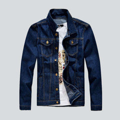 Casual slim men denim jacket