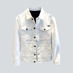 Color casual men jeans jacket