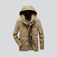 Color slim jean jacket for men