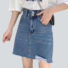 Fashion mini jeans skirt