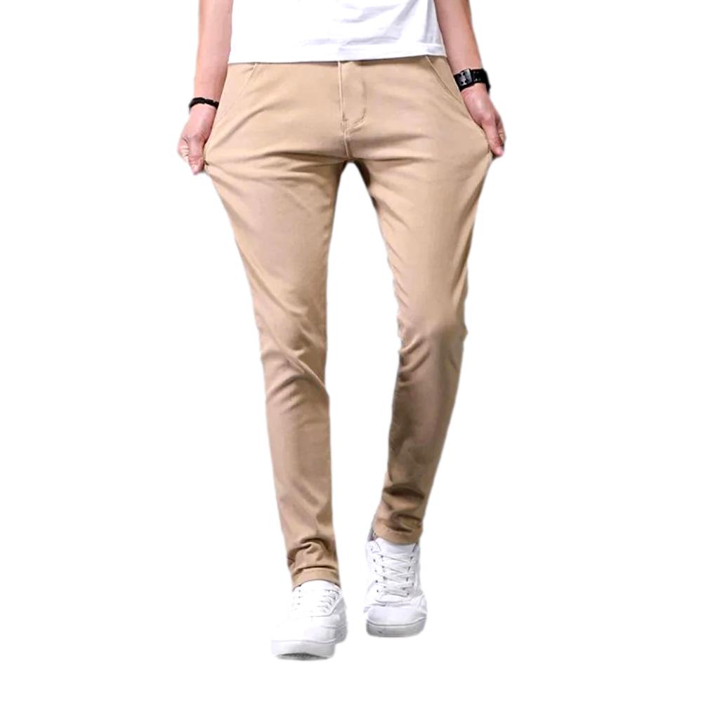 Slim men denim pants