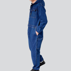 Workwear men blue jeans overall