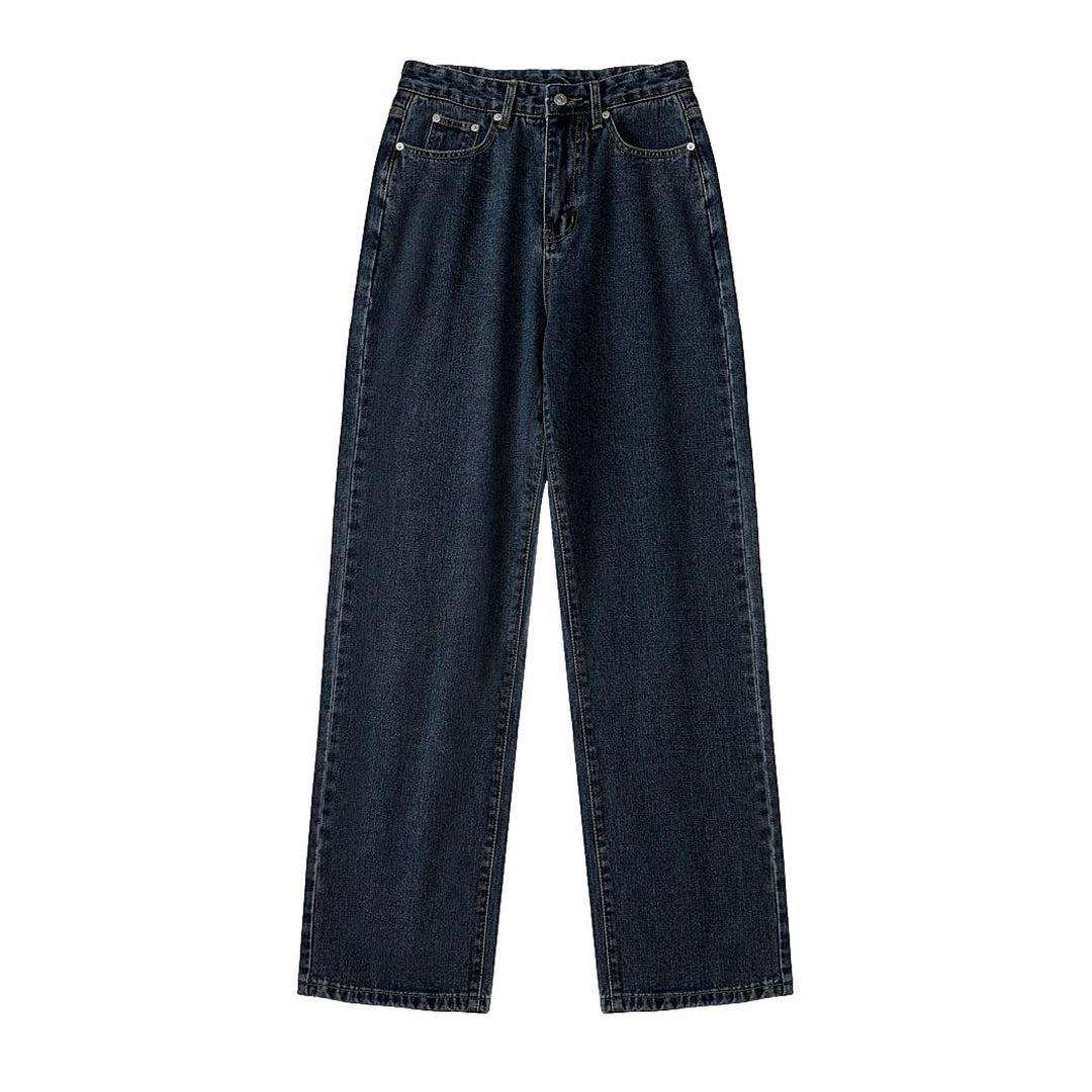 High-rise women baggy jeans