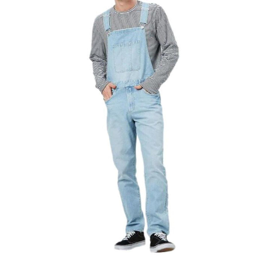 Regular men jeans bib overall