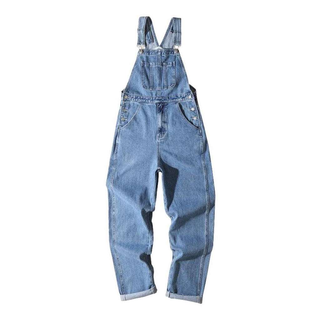 Men jeans bib overall