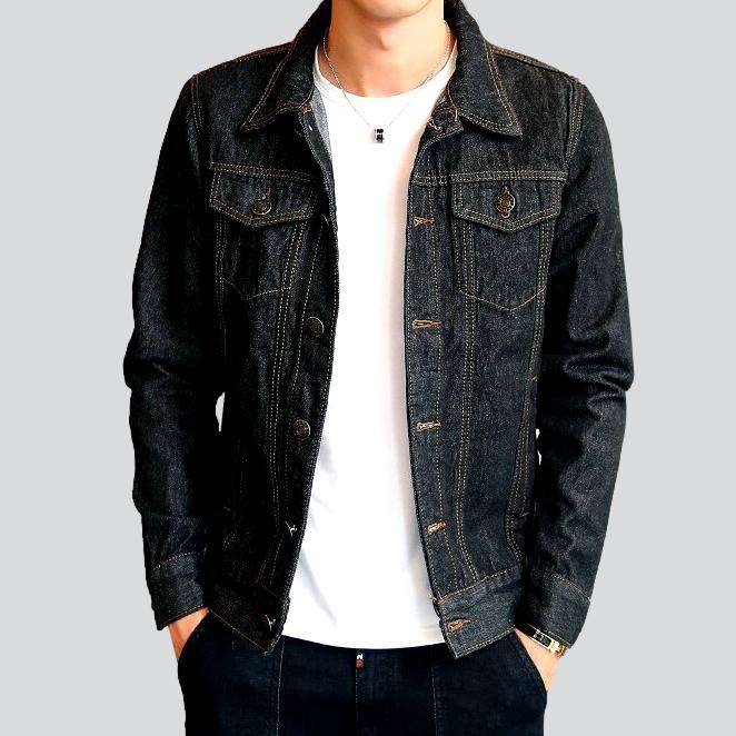 Casual trucker denim jacket