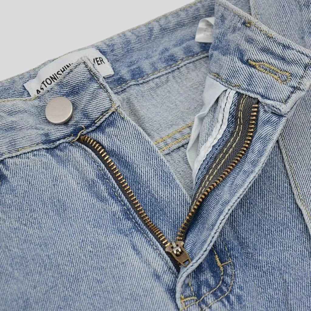 High-Waist Straight Jeans für Damen