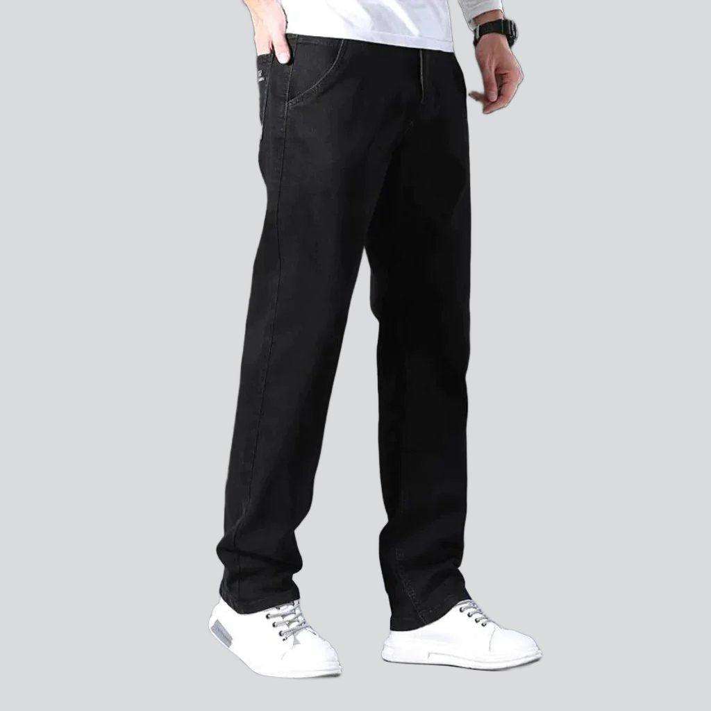 Mobile pocket slim men jeans