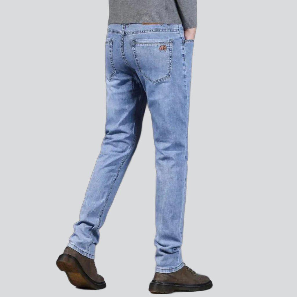 Elastische Straight-Fit-Jeans für Herren