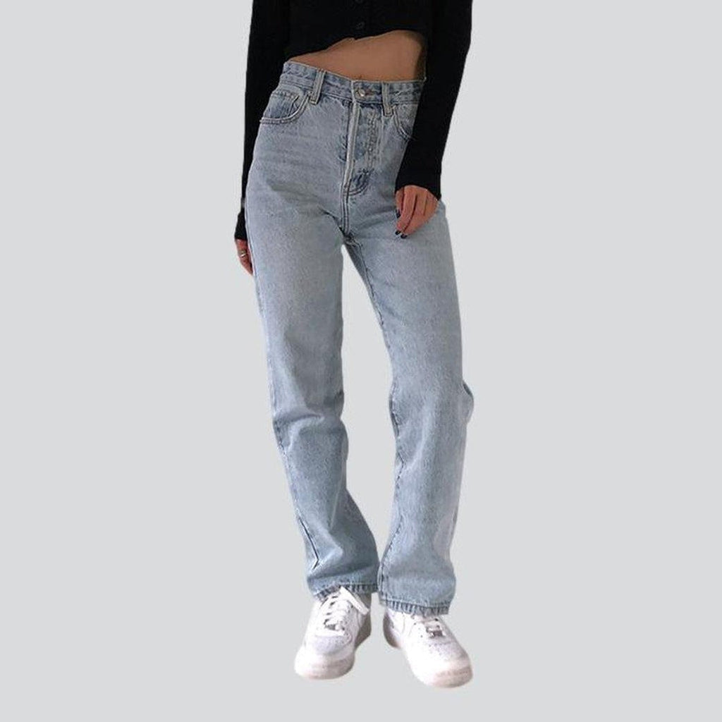 Trendy Straight Damen Jeans