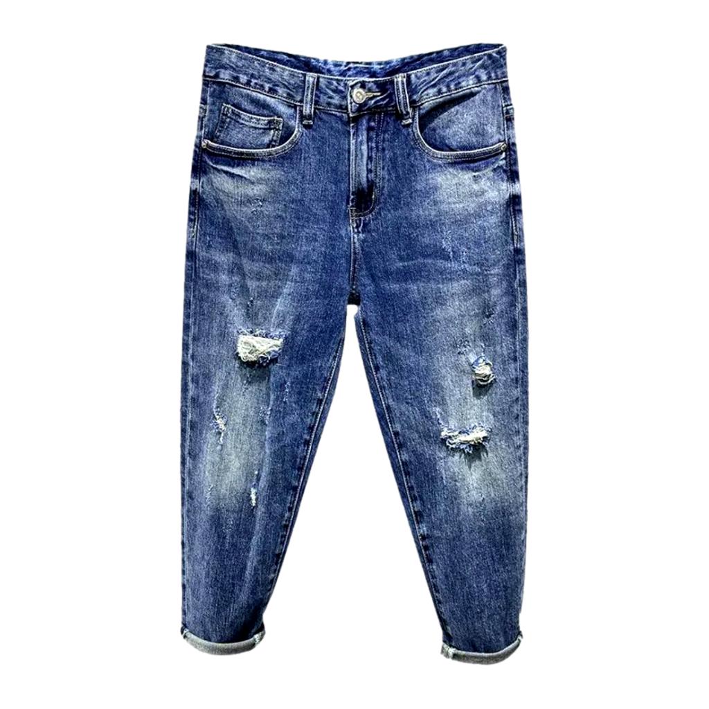 Trendy style baggy men jeans